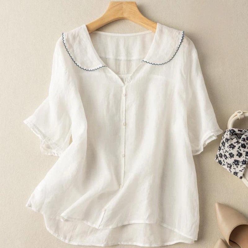 Linnen Blouse 'EasyFit'