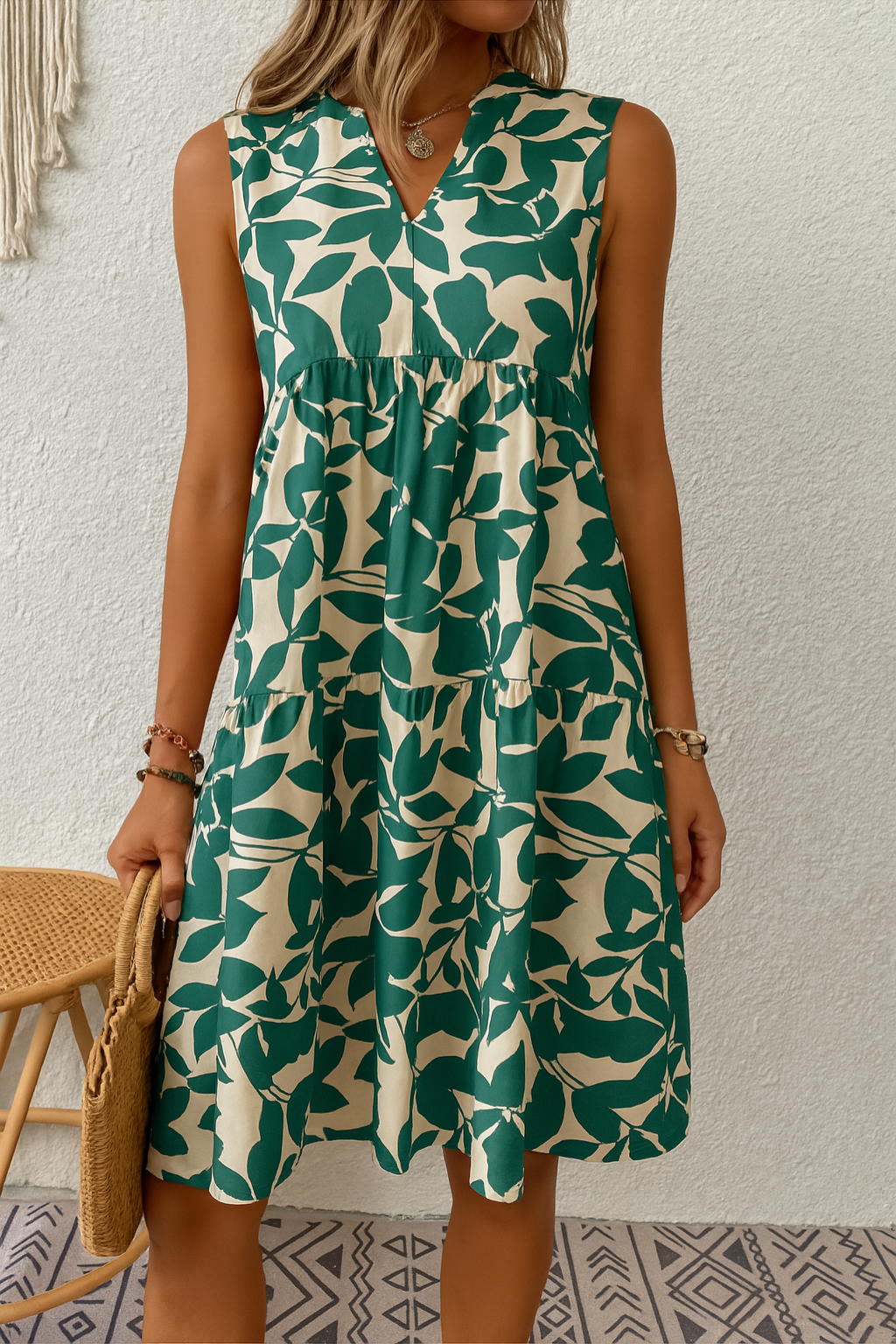 Boho Summer Dress 'Ocean Bloom'