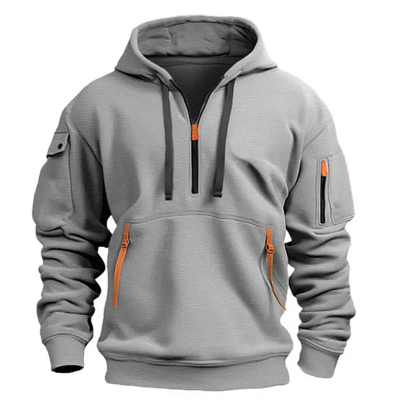 CRIMSON CARGO HOODIE