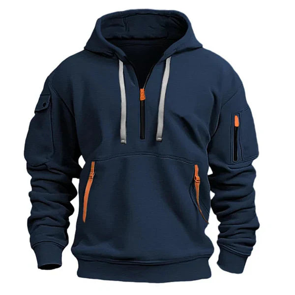 CRIMSON CARGO HOODIE