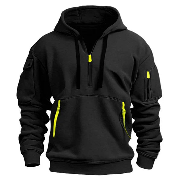 CRIMSON CARGO HOODIE