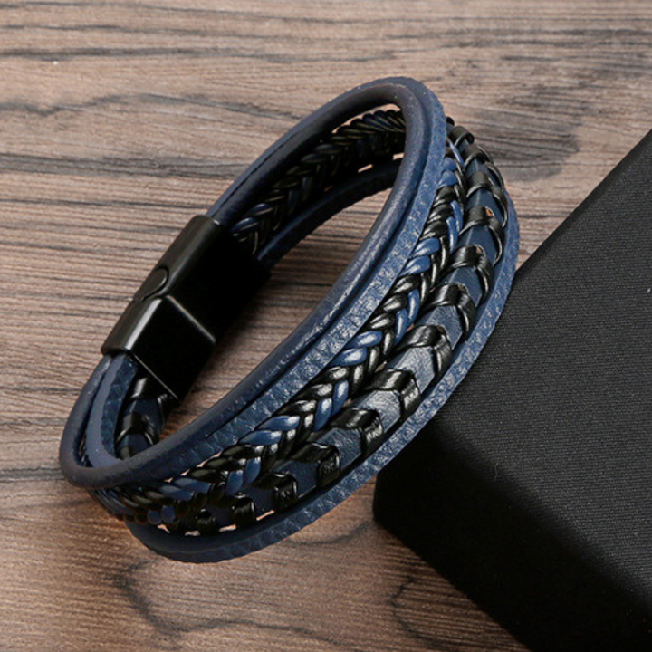 Ragnar Band – Braided Leather Viking Bracelet