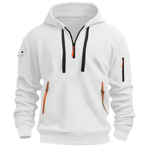 CRIMSON CARGO HOODIE