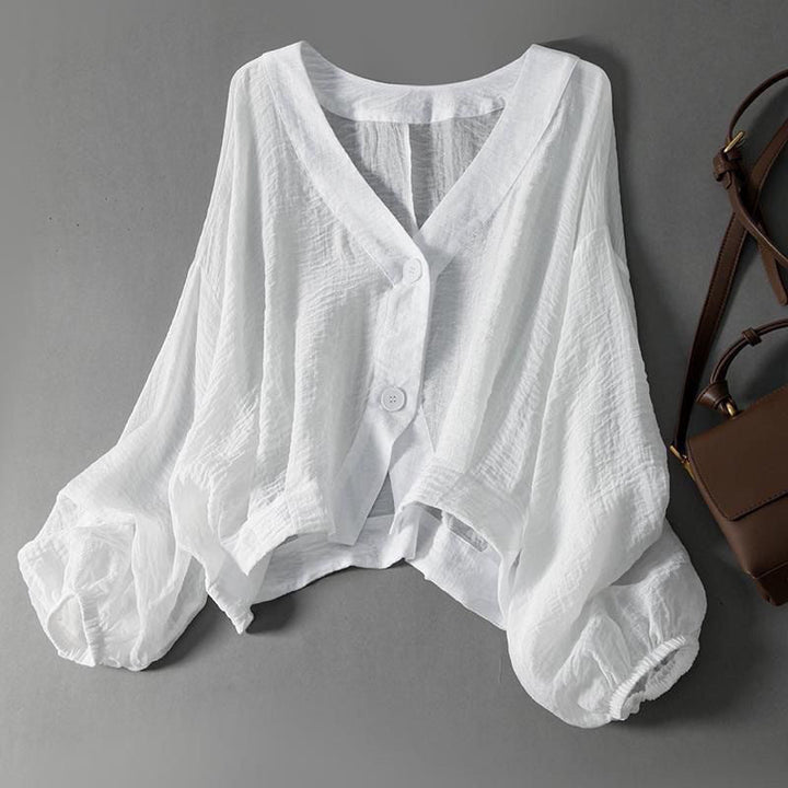 Linnen Blouse 'Cloudlight'
