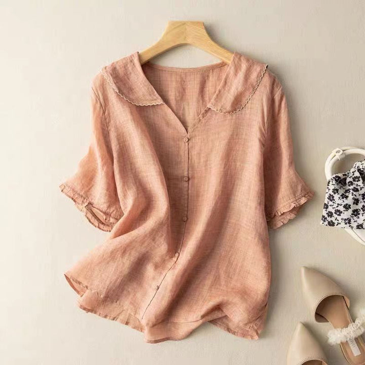 Linnen Blouse 'EasyFit'