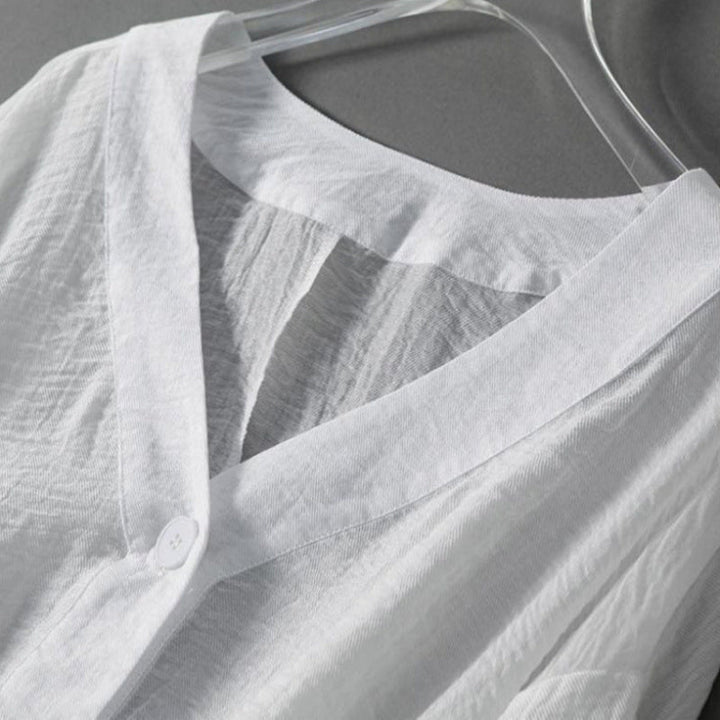 Linnen Blouse 'Cloudlight'