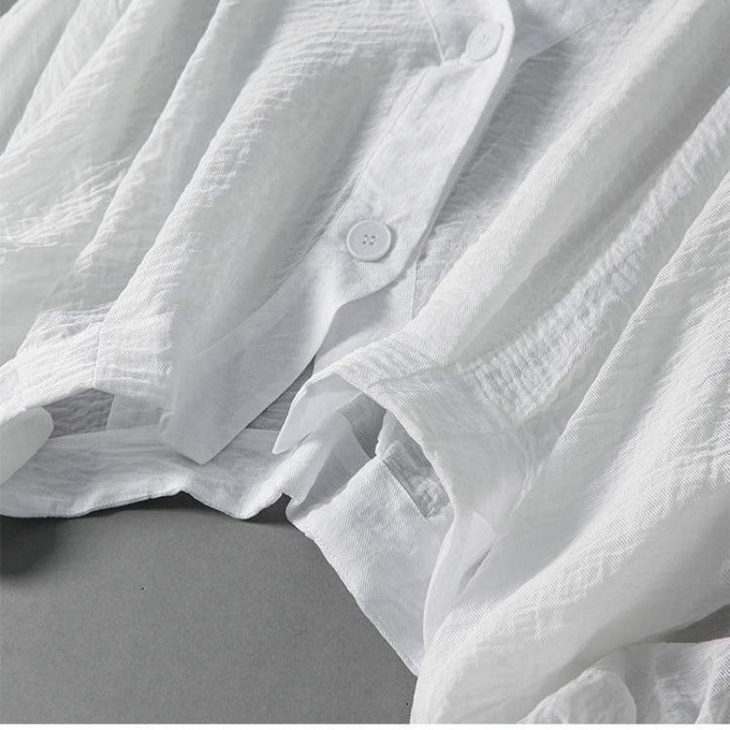 Linnen Blouse 'Cloudlight'