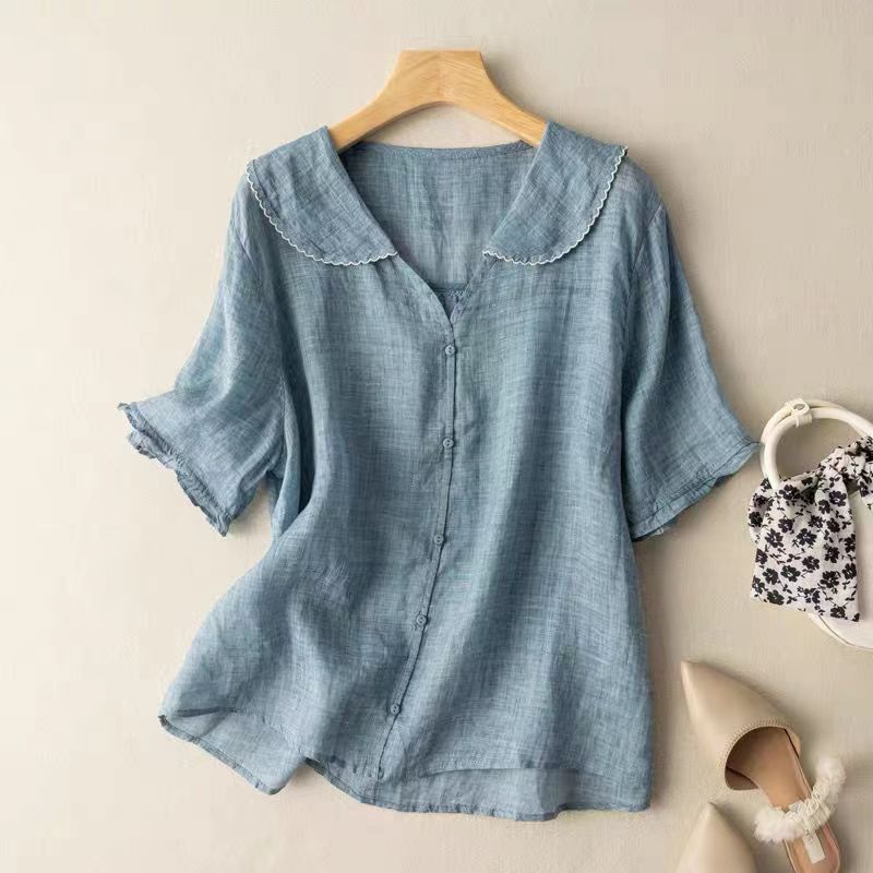 Linnen Blouse 'EasyFit'