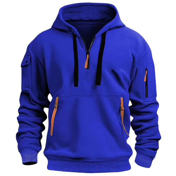 CRIMSON CARGO HOODIE