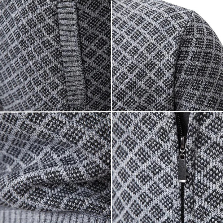 CITY LEDGER ZIP SWEATER