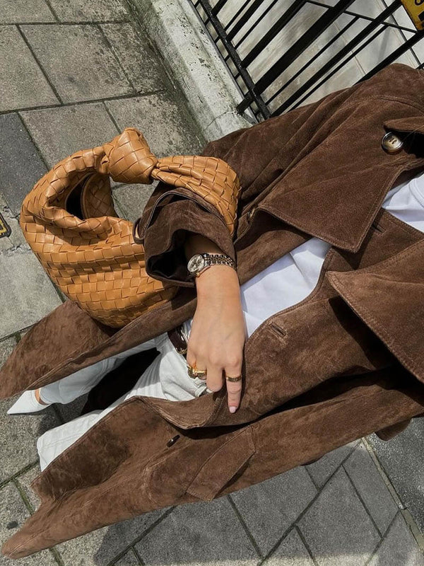 GINA SUEDE TRENCH COAT