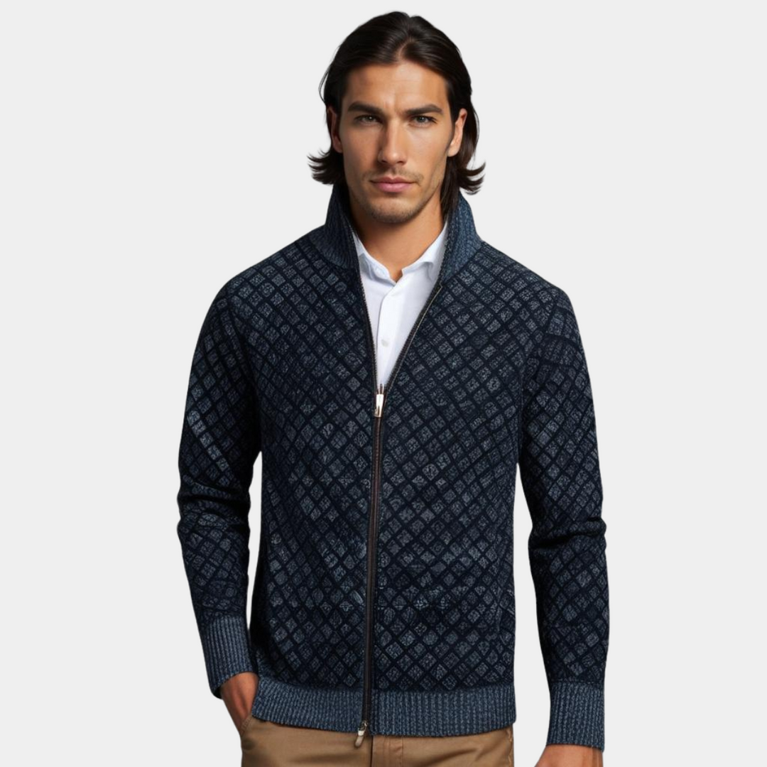 CITY LEDGER ZIP SWEATER