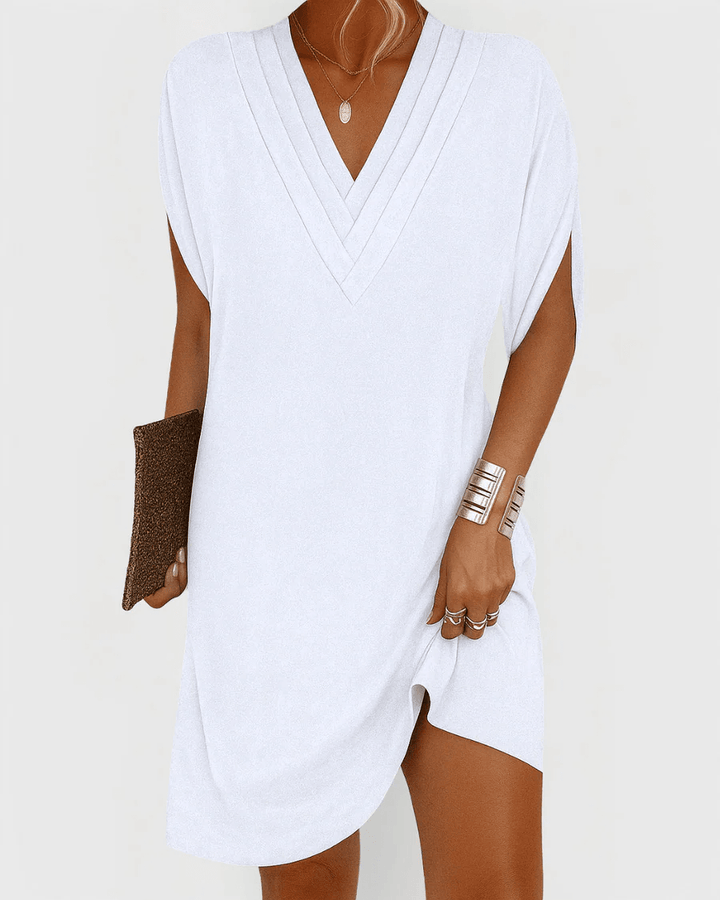 OLIVE FLOW LOUNGE DRESS