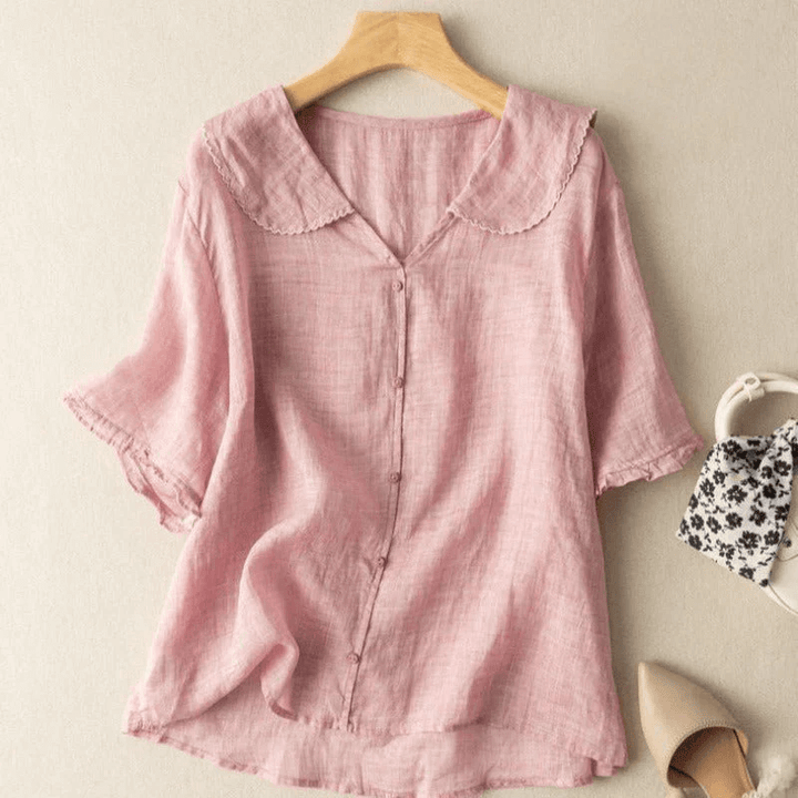 EASYFIT LINNEN BLOUSE