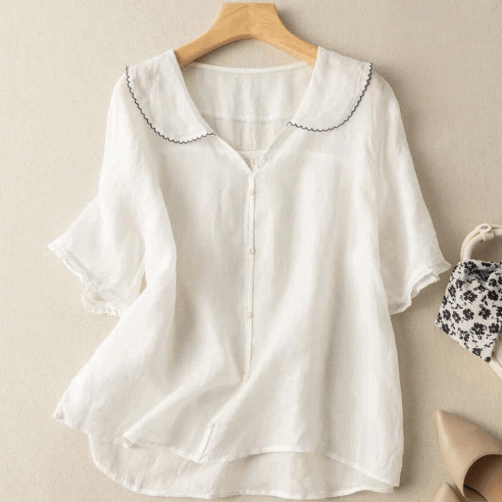 EASYFIT LINNEN BLOUSE