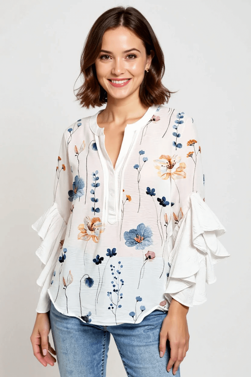 MARLENE FLORAL BLOUSE