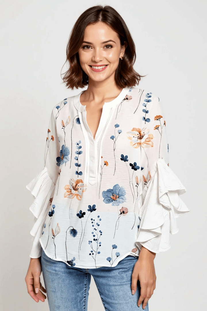 MARLENE FLORAL BLOUSE