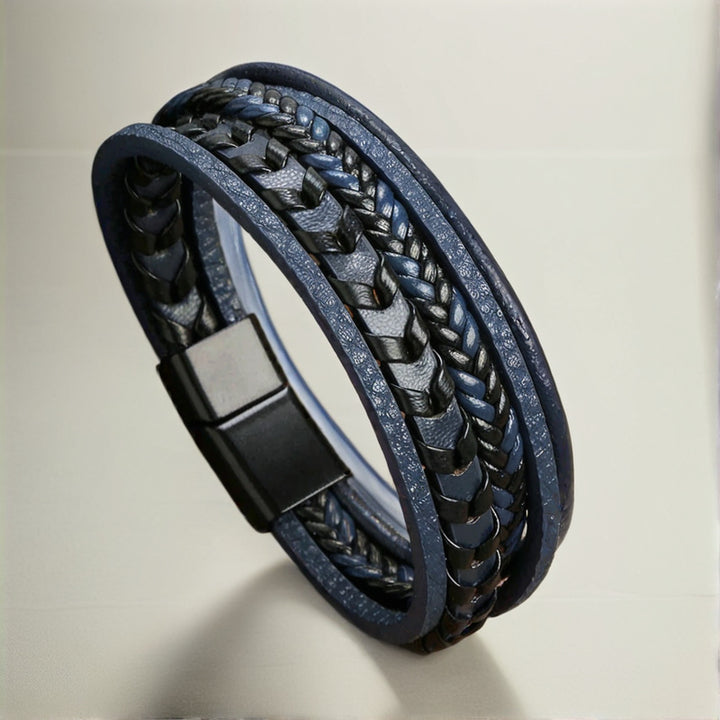 Ragnar Band – Braided Leather Viking Bracelet