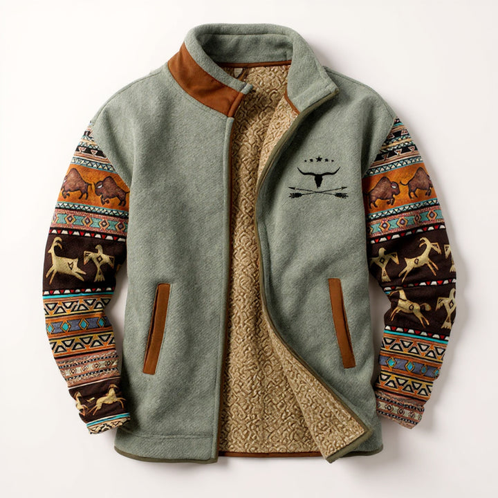 MAZI CASUAL FLEECE JACKET