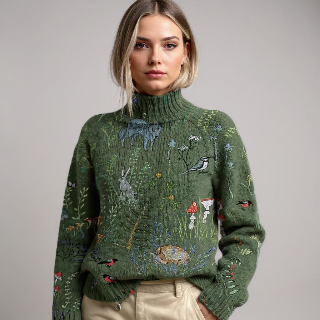 WOODLAND FAUNA TURTLENECK