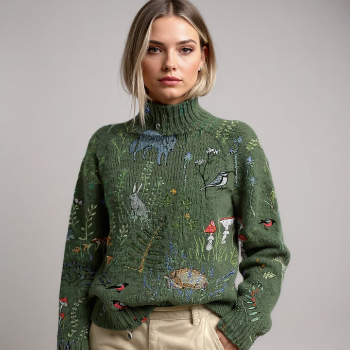 WOODLAND FAUNA TURTLENECK