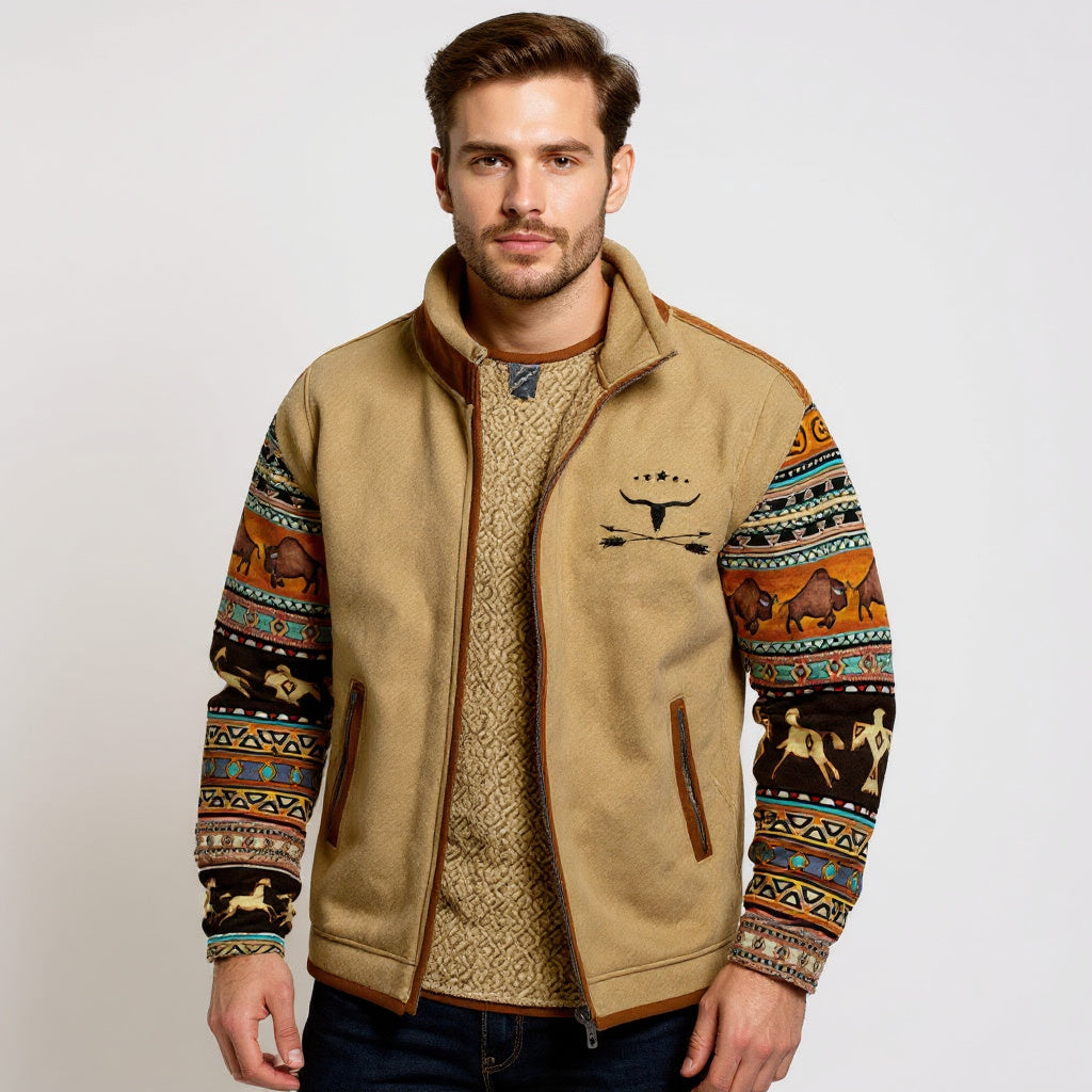MAZI CASUAL FLEECE JACKET