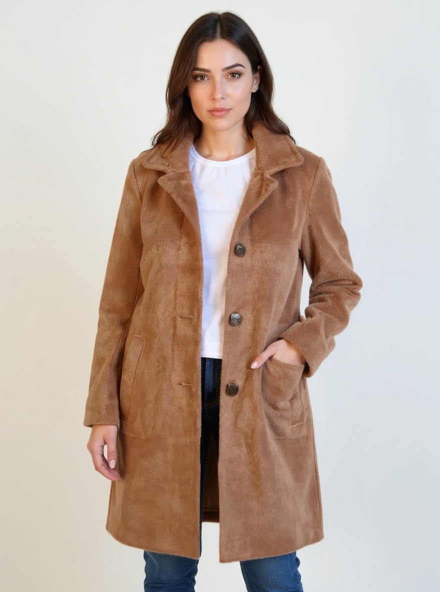 MARCE THICK LAPEL COAT