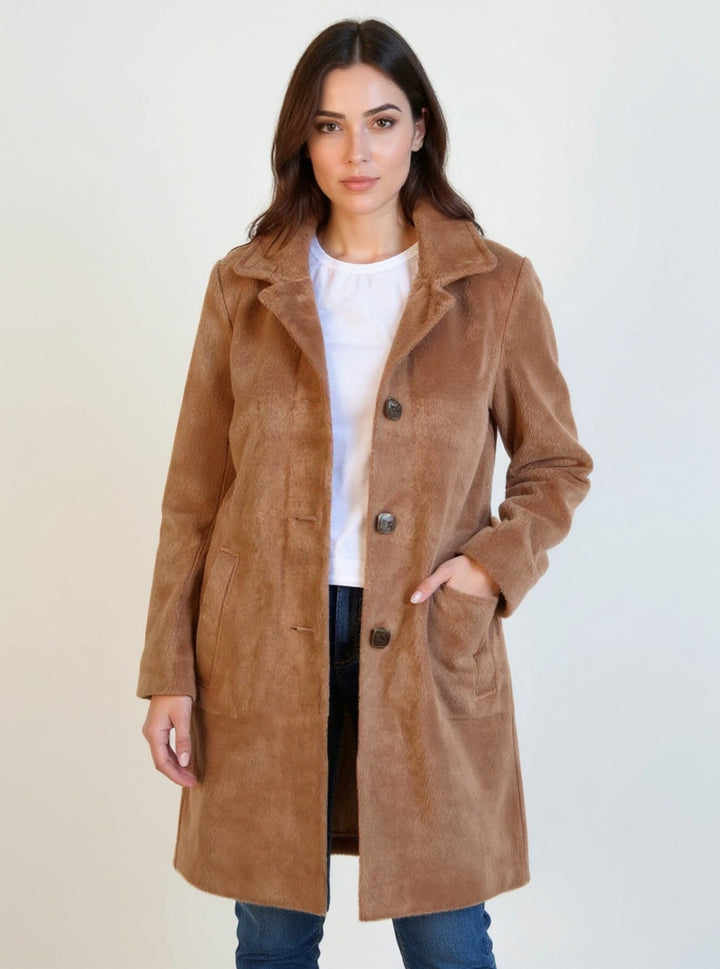 MARCE THICK LAPEL COAT