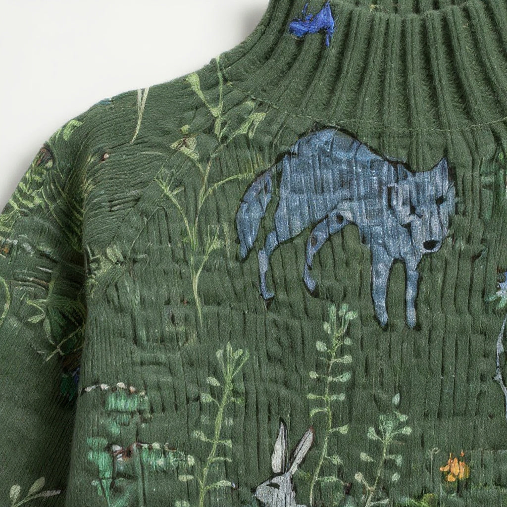 WOODLAND FAUNA TURTLENECK